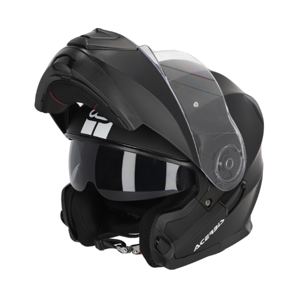 Modularna - flip up kaciga za motor S vel. Acerbis Serel 2206 - Crna slika 2