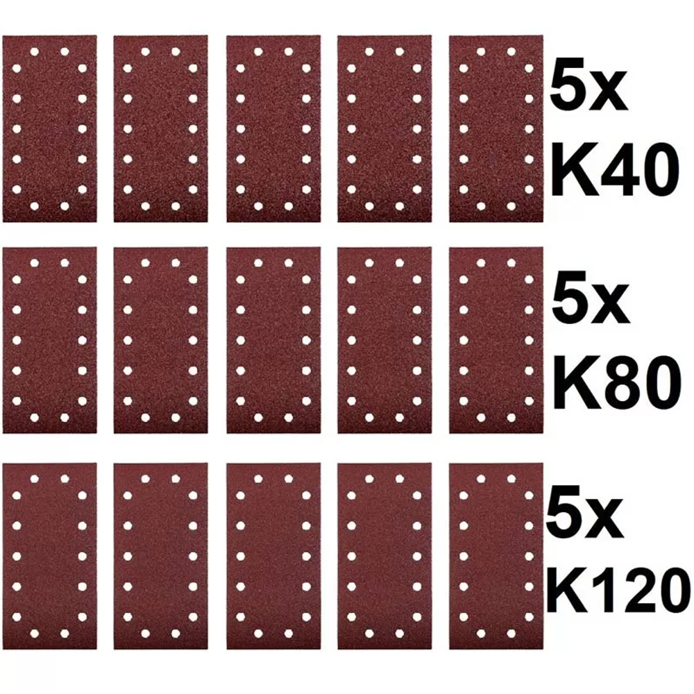 KWB brusni papir 230x115 15/1 (40, 80 i 120 gr) slika 1
