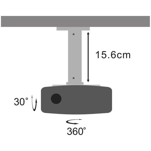 Stell stropni nosač za projektor SHO 1029 slika 1