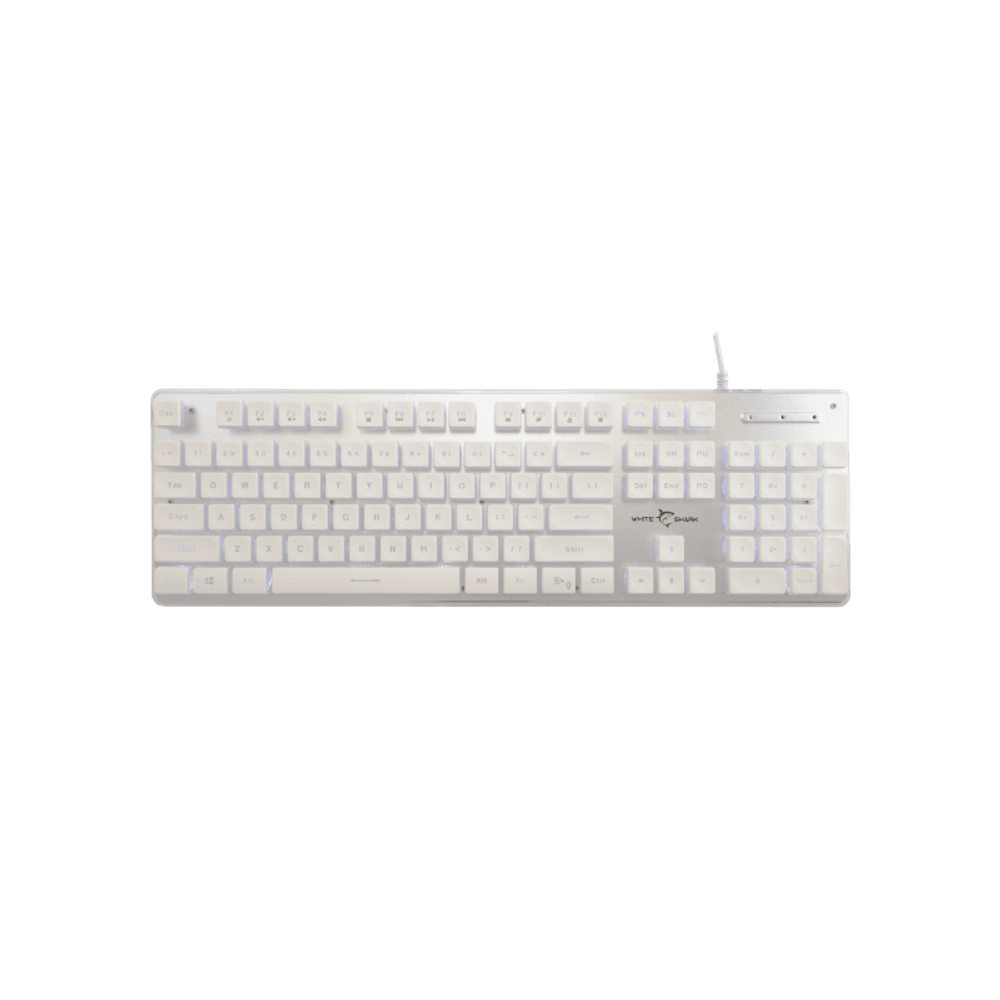 WHITE SHARK Tastatura GK-003241 TACHI / US, bijela slika 1