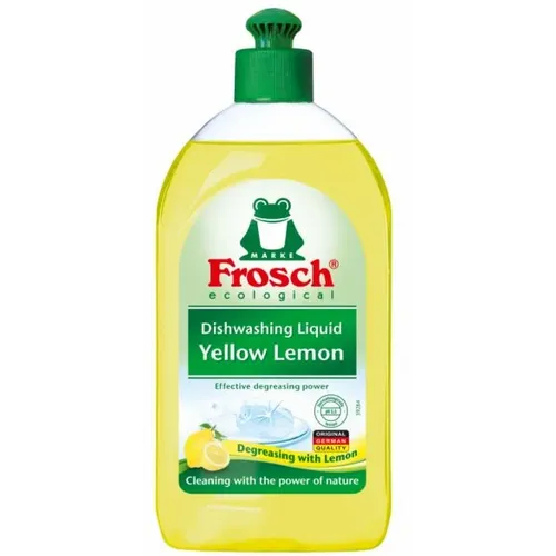 Frosch tečnost za pranje posuđa Yellow lemon 500ml slika 1