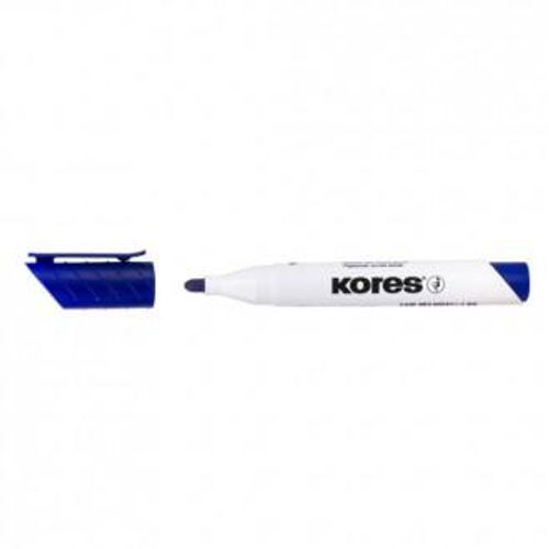 Flomaster Kores, marker za bijelu ploču, 2083, 1-3 mm, plavi slika 1