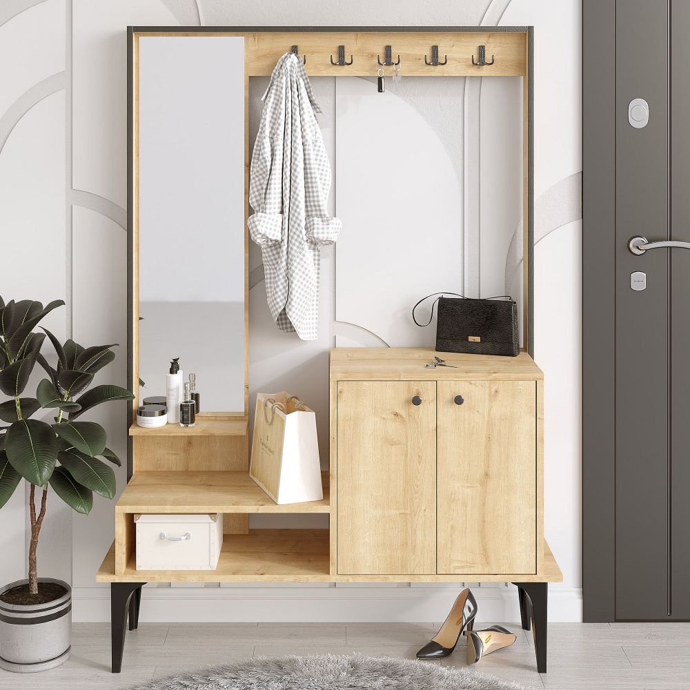 Andy Oak Hall Stand slika 1