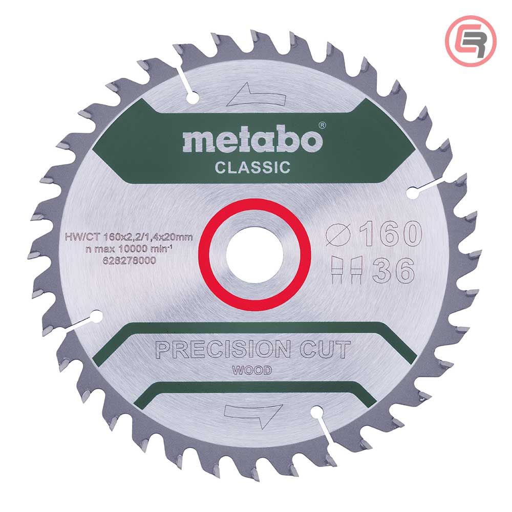 Metabo List Kružne Pile 160 x 2,2 / 1,4 x 20 / Z = 36 Precision Cut Wood Classic - 628278000 slika 1