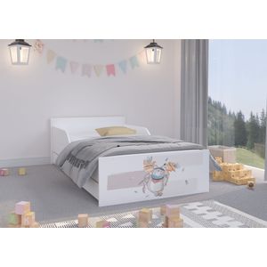 Dječji krevet sa ladicom + madrac – PUFI – MEDO BRUNDO 160×80 ODMAH DOSTUPNO!