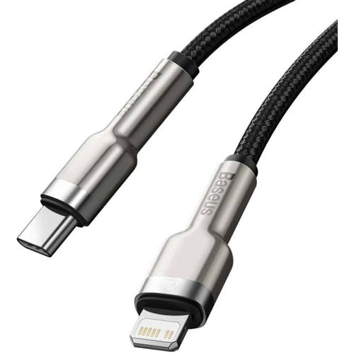 Baseus podatkovni kabel Cafule Series Metal CATLJK-B01, Type-C to Lightning, 20W, 2m slika 4