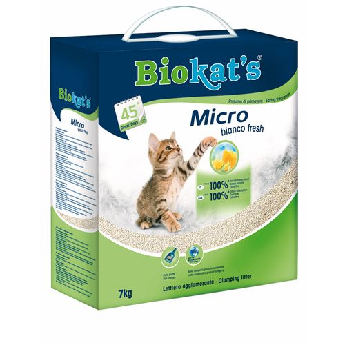 Gimborn Biokat's pijesak za mačke Micro Bianco Fresh, 7 kg slika 1