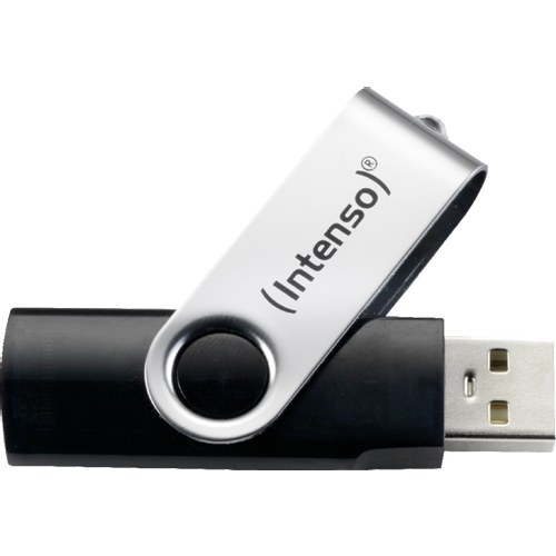 (Intenso) USB Flash Drive 16GB Hi-Speed, Basic Line, srebrna/crna - BULK-USB 2.0 - 16GB/Basic Line slika 2