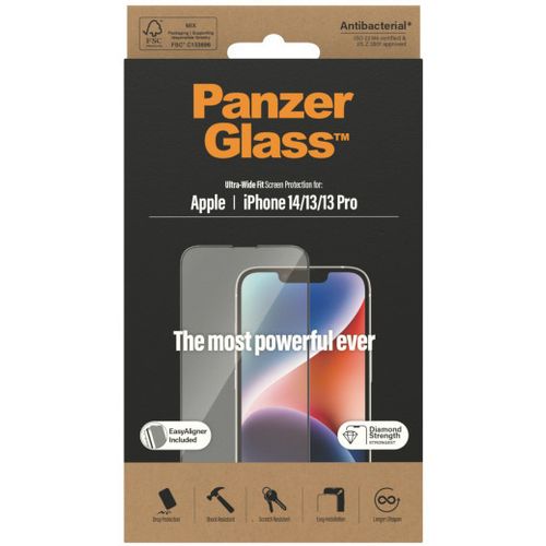 PanzerGlass zaštitno staklo UWF AB w. Applicator za iPhone 13/13 Pro/14 slika 2