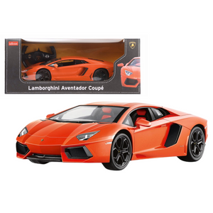 Licencirani auto na daljinsko upravljanje Lamborghini Aventador LP700 1:14 Rastar - narančasti