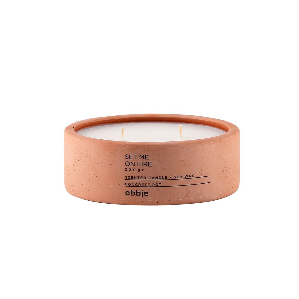 Candle Set Me On Fire Flat Pink slika 4