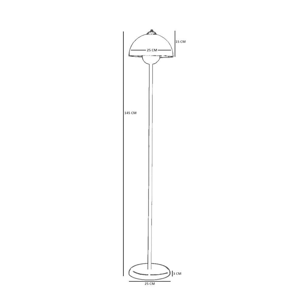 Podna Lampa 8937-2 - Narandžasta slika 4