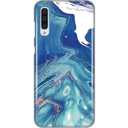 Torbica Silikonska Print za Samsung A307F/A505F/A507F Galaxy A30s/A50/A50s Blue Marble slika 1
