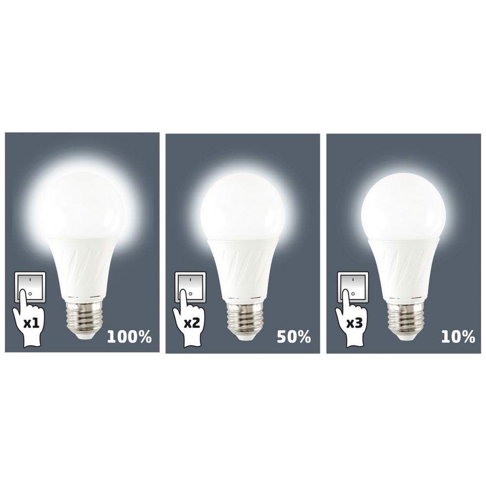 home Sijalica, LED, podesiva jačina, 1/5/10W, E27, 4200K, 220AC - LKD 10 / 27H slika 2