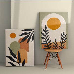Dekorativno Platno Slikarstvo u Boji 50 x 70 cm (2 Dijela)