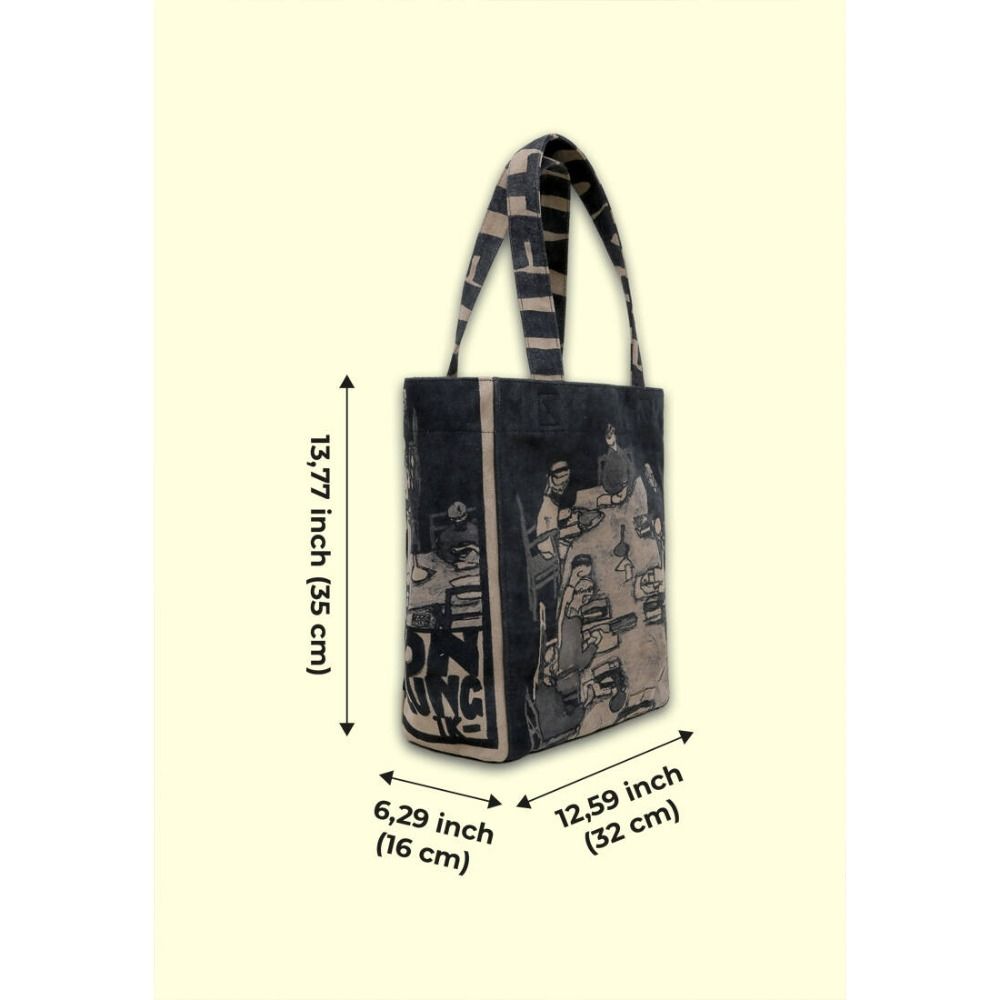 DOGO Torba TagBag Supper BlackWhite slika 8