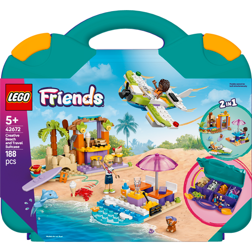 LEGO® FRIENDS 42672 Kreativni kovčeg za plažu i putovanja slika 5