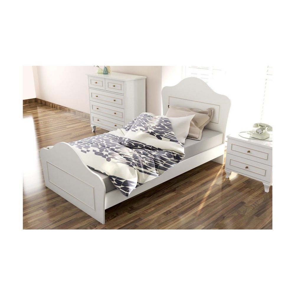 Mladenački set namještaja Rb-080, Mat bijela slika 2