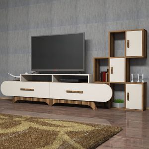 Flora S - Walnut, Cream Walnut
Cream TV Unit