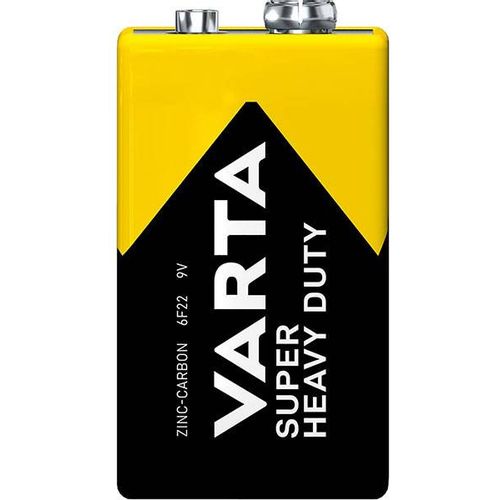 VARTA Superlife 9V SUPER HEAVY DUTY 6F22, Cink-karbon baterije, Pakovanje 1kom slika 1