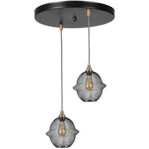 Merkür 8720-2 Black Chandelier slika 1