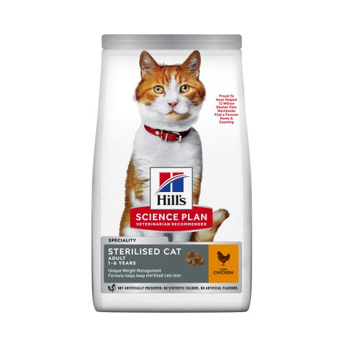 Hill's Science Plan Sterilised Cat Adult Hrana za Mačke sa Piletinom 1,5 kg slika 1