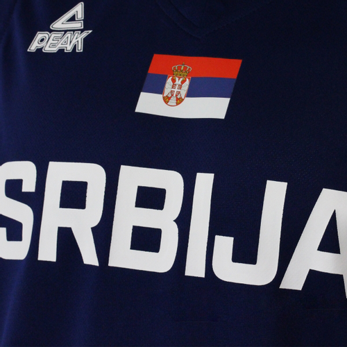 Peak Sport Košarkaški Dres Srbija plavi Muški slika 4