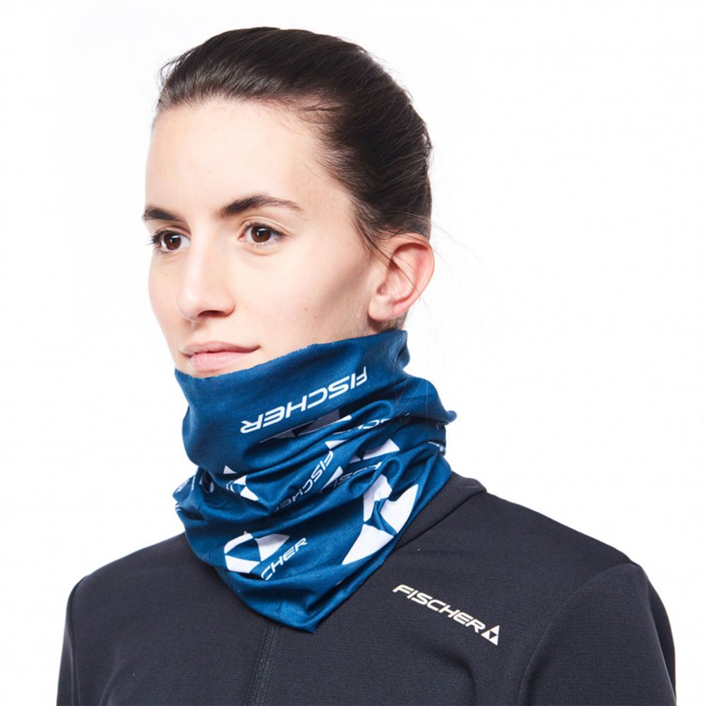 Fischer Bandana Logo Navy/White slika 1