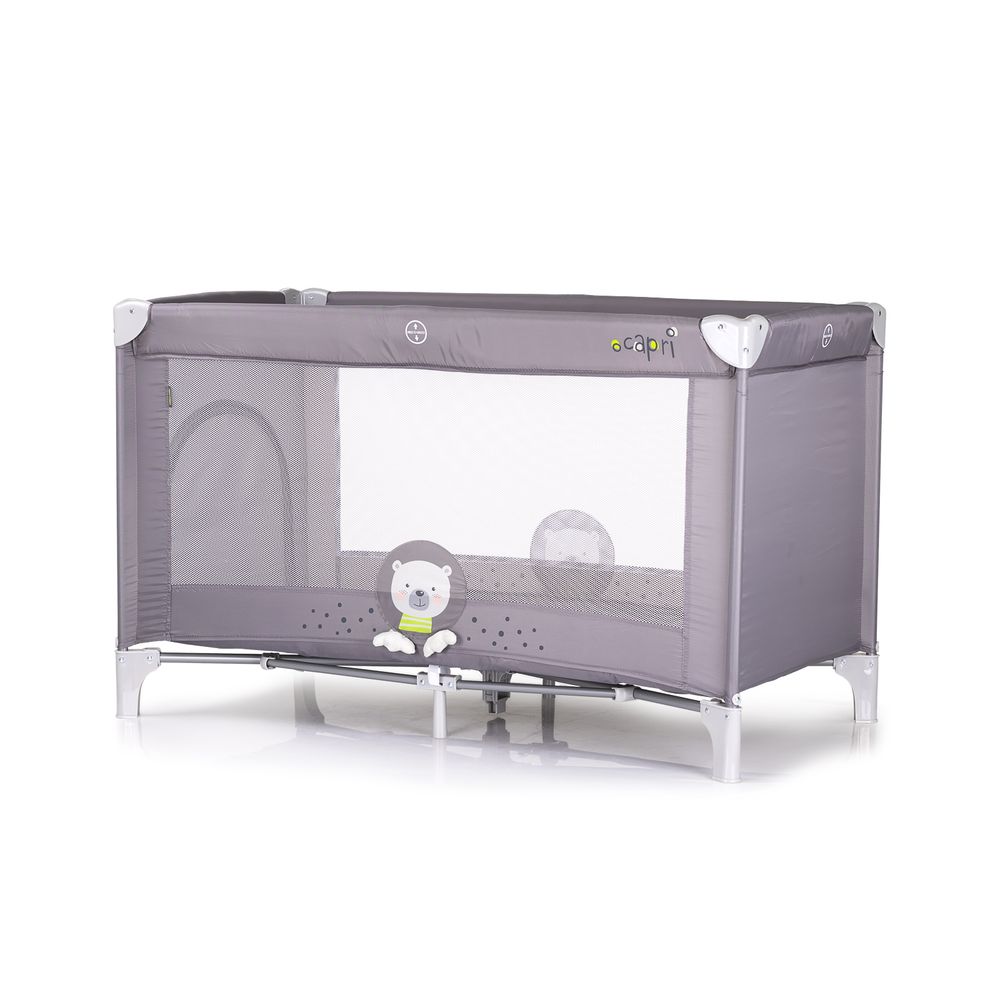 Chipolino Vikend krevetac Capri Bear Grey Kosik2501Be slika 2
