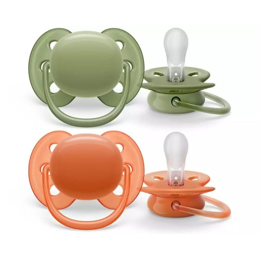 Philips Avent Ultra Soft duda varalica 18+ zeleno roza slika 1