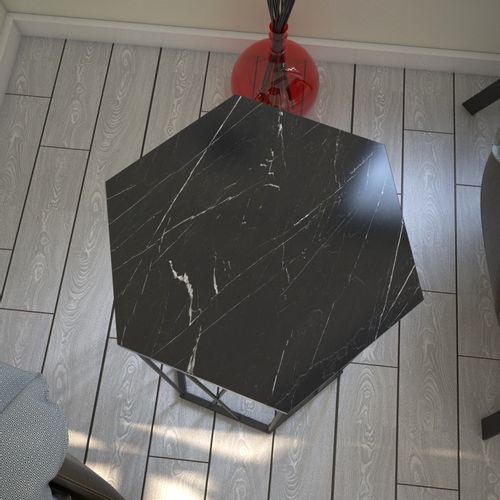 Woody Fashion Bočni stol, Cetrus - Marble slika 5