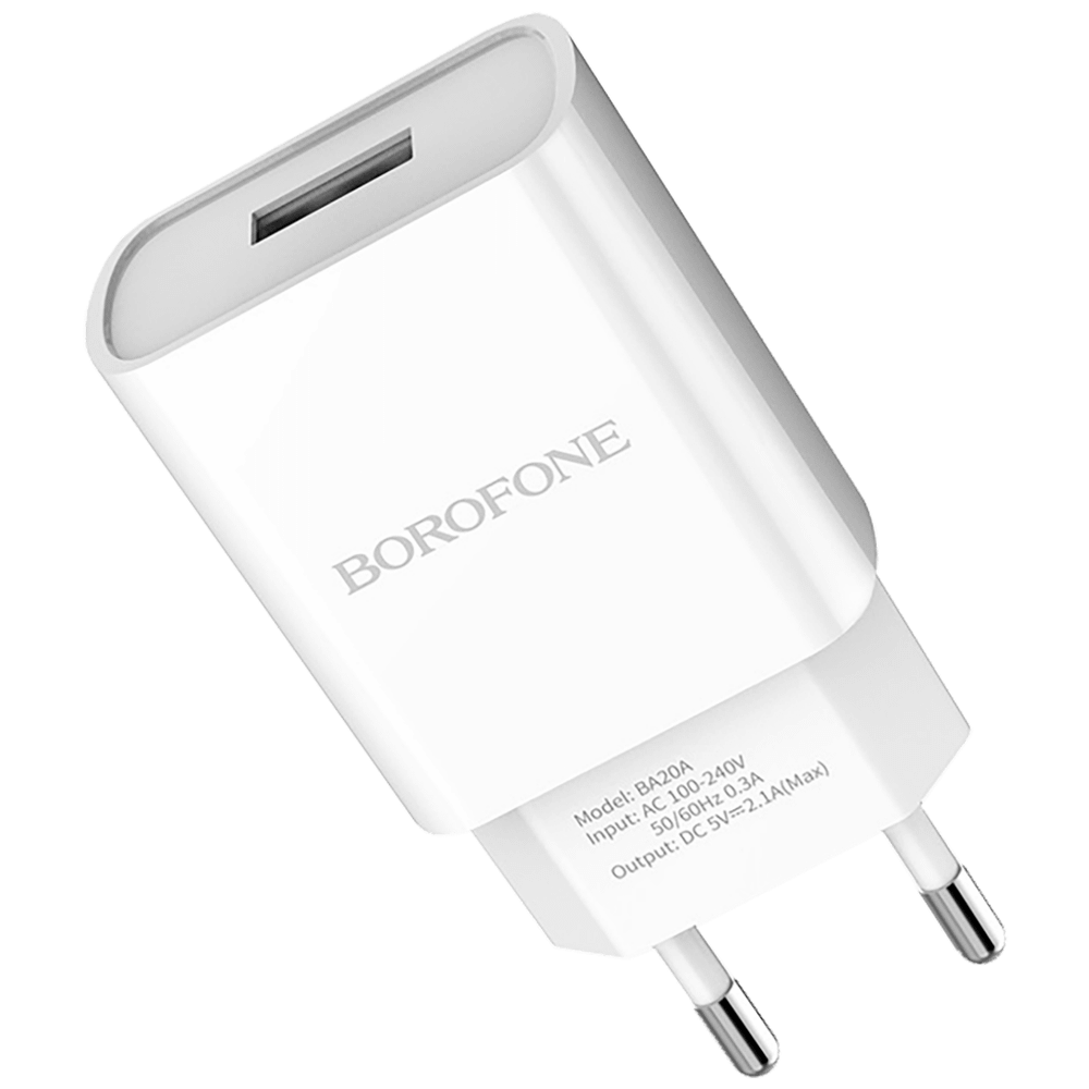 Borofone Punjač kućni, za smartphone, tablete..., 2.1 A - BA20A Sharp slika 3