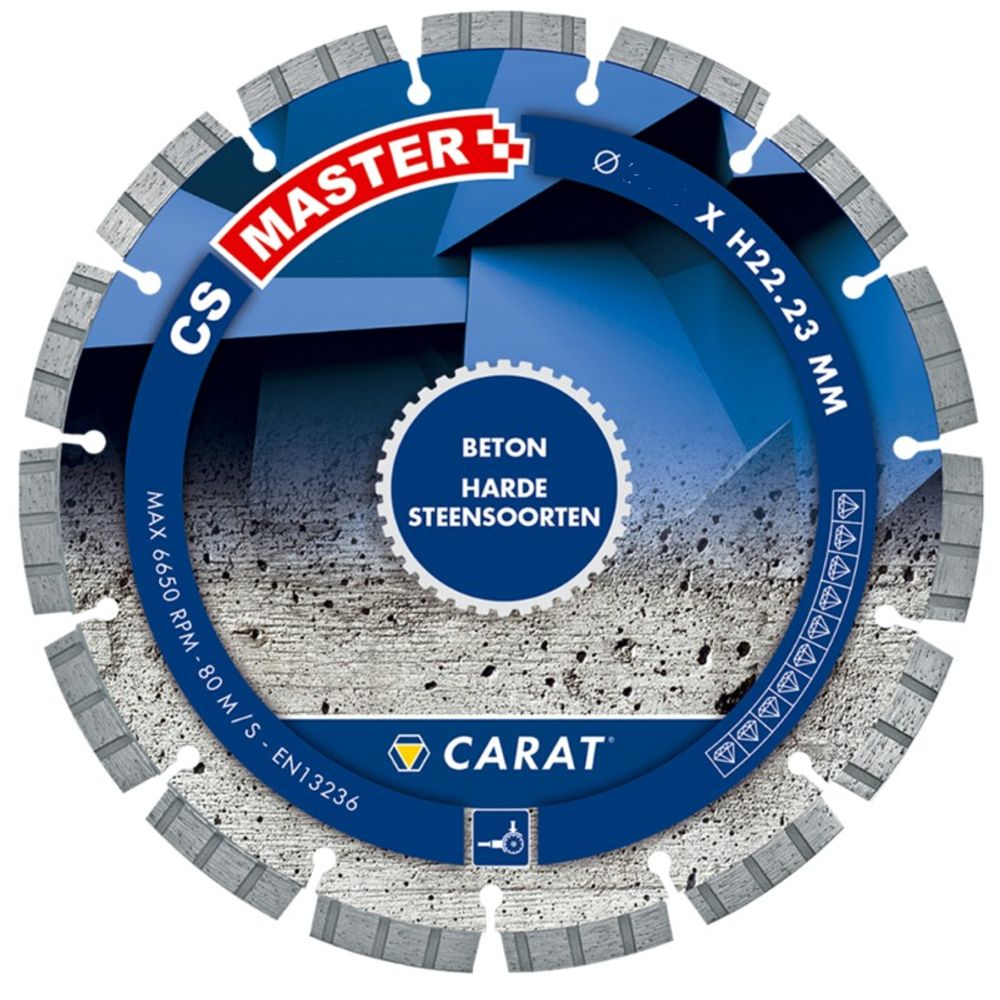 Carat dijamantna ploča za beton Ø350x25.40 mm CS master CSM3504000 slika 1