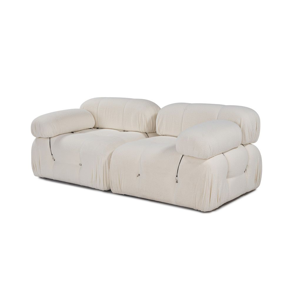 Bubble 2 Sjedala (L1-1R) - Krem Krem Sofa slika 5