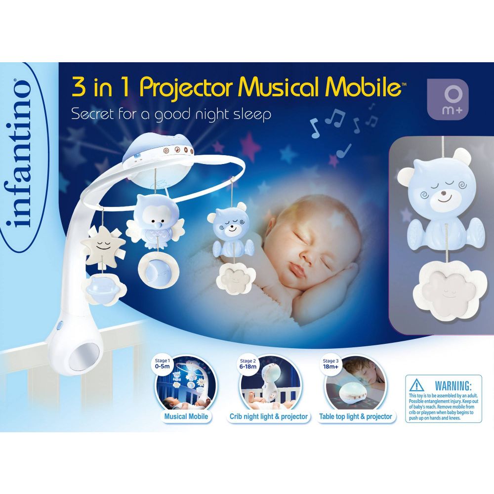 Infantino 004896 Muzički vrtuljak, Plavi slika 7