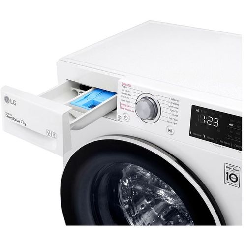 LG F2WV3S7S0E Mašina za pranje veša sa parom, 7 kg, max. 1200 obrtaja/min., AI DD™ tehnologija, Slim dubina 47.5 cm slika 5
