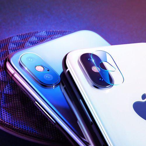 Kaljeno staklo za kameru 2 x Baseus za iPhone X / XS / XS Max slika 3