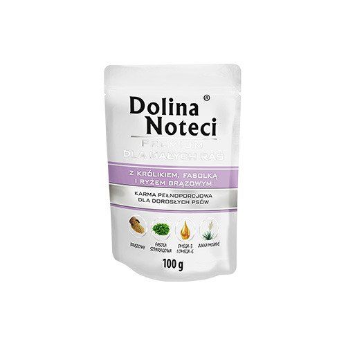 Dolina Noteci Premium Dog Adult Male Rase Zečetina, Boranija i Braon Pirinač 100g slika 1