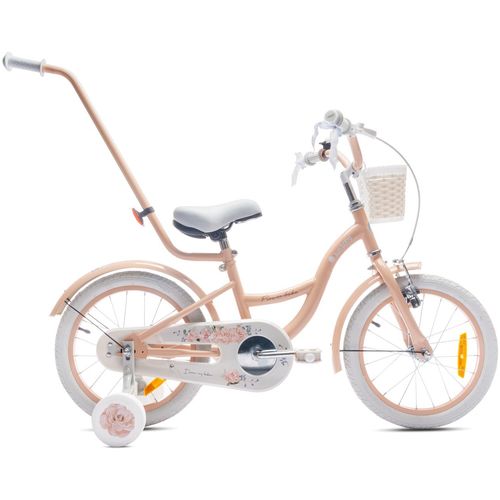 Dječji bicikl guralica Flower 16" boja breskve slika 2