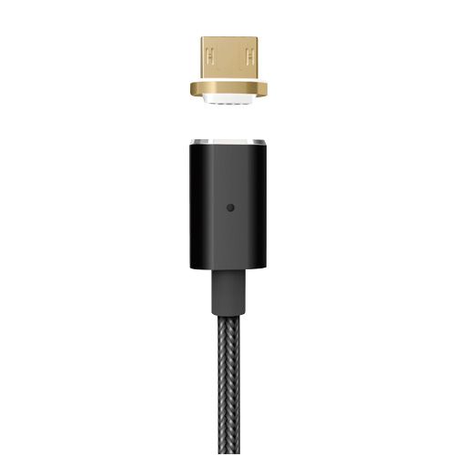 Platinet Kabl PUCMPM1B MicroUSB-USB magnet svetleci 1.2m crni slika 1