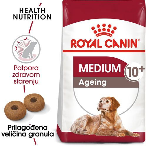 Royal Canin SHN Medium Ageing 10+, potpuna hrana za starije pse srednje velikih pasmina (od 11 do 25 kg), starije od 10 godina, 3 kg slika 5