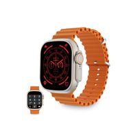 KSIX, smartwatch Urban Plus, 2.05" zaslon, 5 dana aut., vodootporan, narančasti