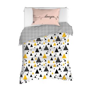 L'essential Maison I love - Black, Yellow Black
Yellow
White Ranforce Single Duvet Cover Set