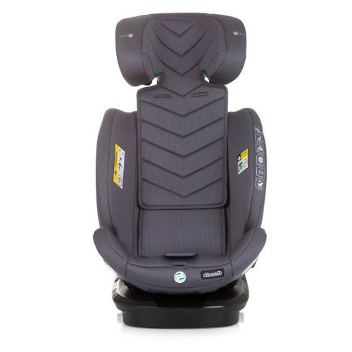 Chipolino autosjedalica I-SIZE 40-150 cm ISOFIX 360 "TOURINO" grey mix slika 3