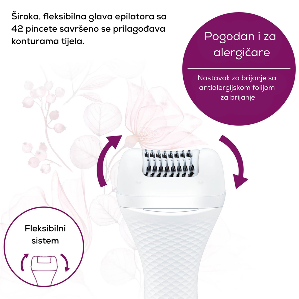 Beurer Epilator 2U1 HL 76 Wet&Dry slika 5