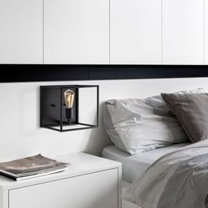 Zidna Lampa Kafes - 13750, boje: Crna