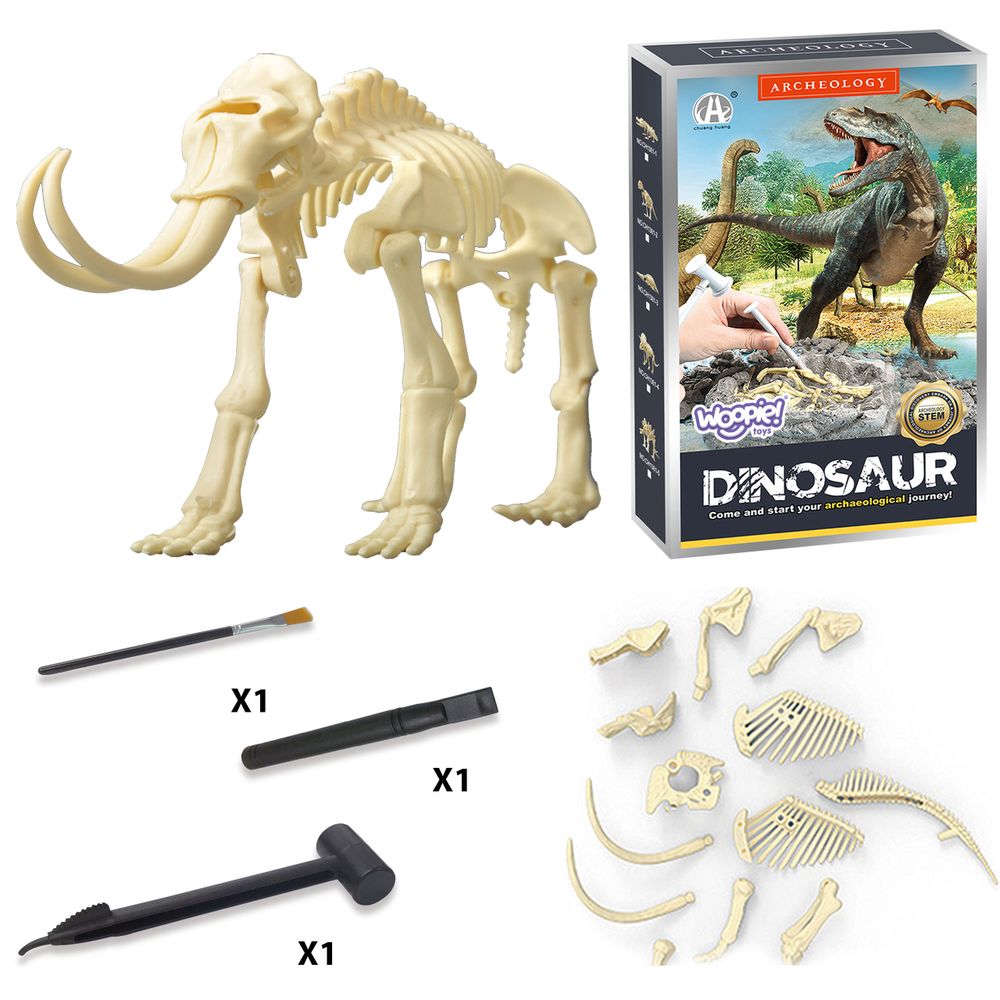 WOOPIE Kreativna igračka Arheološka iskopavanja kostura dinosaura slika 3