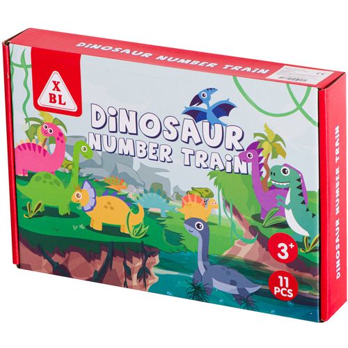 Montessori drveni vlakić dinosauri slika 7