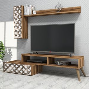 Woody Fashion TV jedinica, Planet - Walnut, White