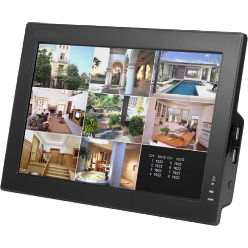 Eule LCD 19" + DVR 8-kanalni mrežni snimač za video nadzor - DVR-V8LCD slika 1
